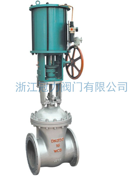 氣動閘閥是在怎樣保證密封面的密封性?