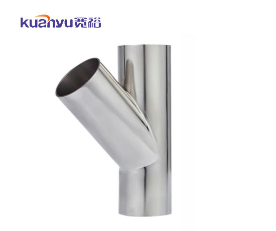 不銹鋼衛生級焊接斜三通配圖